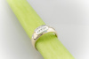 Raffiniert gearbeiteter Bicolor Ring mit Brillanten 585 Gold  