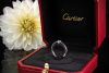 Cartier Solitär Ring mit 1 Diamant 0,39 Carat in 750er Weißgold Full Set 