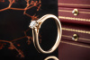 Cartier Solitär Ring 1895 mit 1 Diamant 0,30 Ct in Roségold Rotgold 750 