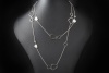 Chopard Collier Happy Diamonds Hearts 122 cm Loop Kette in Weißgold 750 