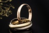 Trinity de Cartier Ring klassisches Modell Gr. 59 in 750er Gold Tricolor 