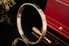 Cartier Love Armreif Bracelet mit Diamanten 750er Roségold Full Set 2025 