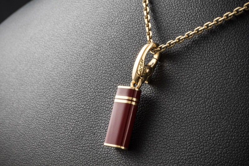 Cartier Charm Rarität Feuerzeug Anhänger mit Karabiner in 750er Gelbgold 