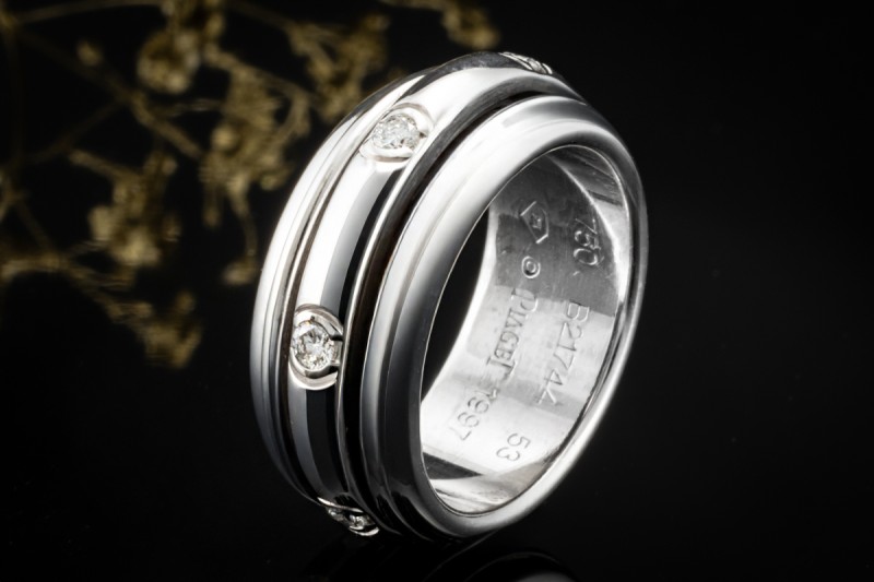 Piaget Ring Possession Drehring mit Diamanten massiv in 750er Weißgold 