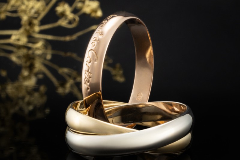 Trinity de Cartier Ring le must de Cartier Modell Gold Tricolor 750 