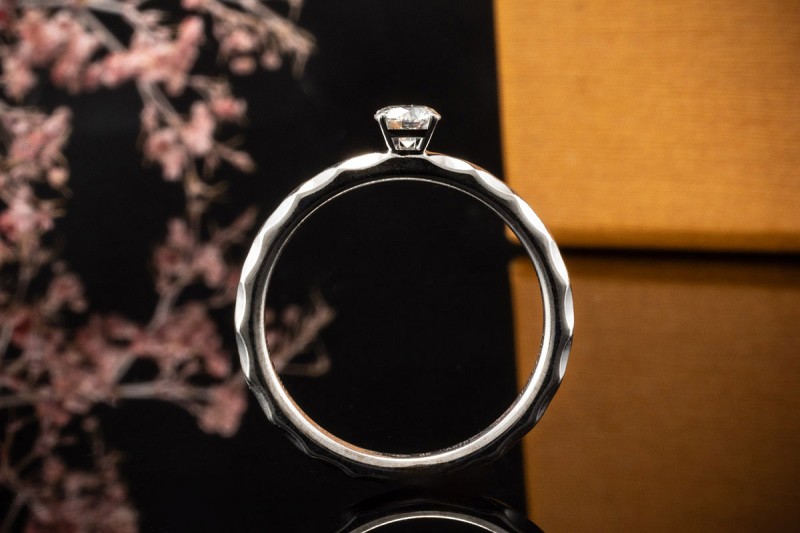 Louis Vuitton Ring Verlobungsring Monogram Infini Engagement in Weißgold 