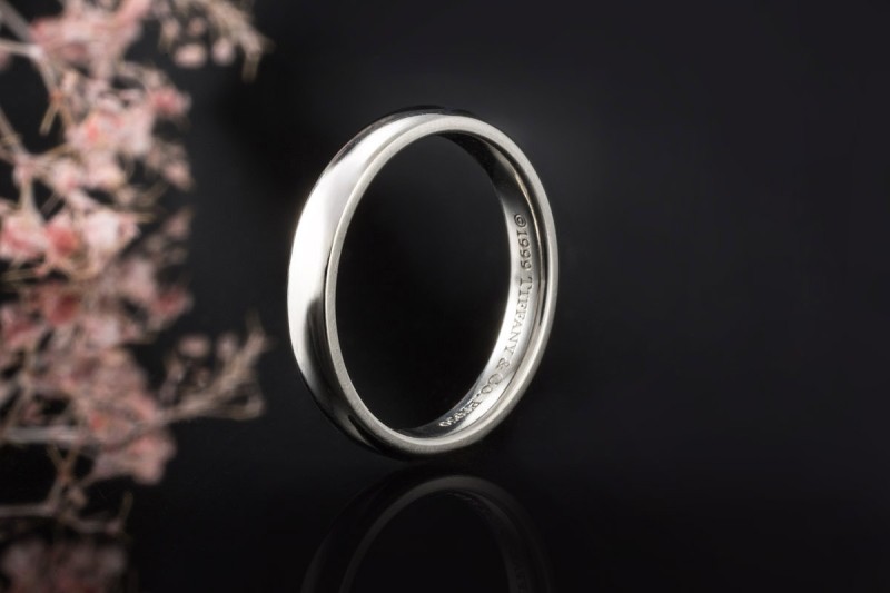Tiffany & Co. Forever Ring Ehering Bandring 3 mm in 950er Platin 