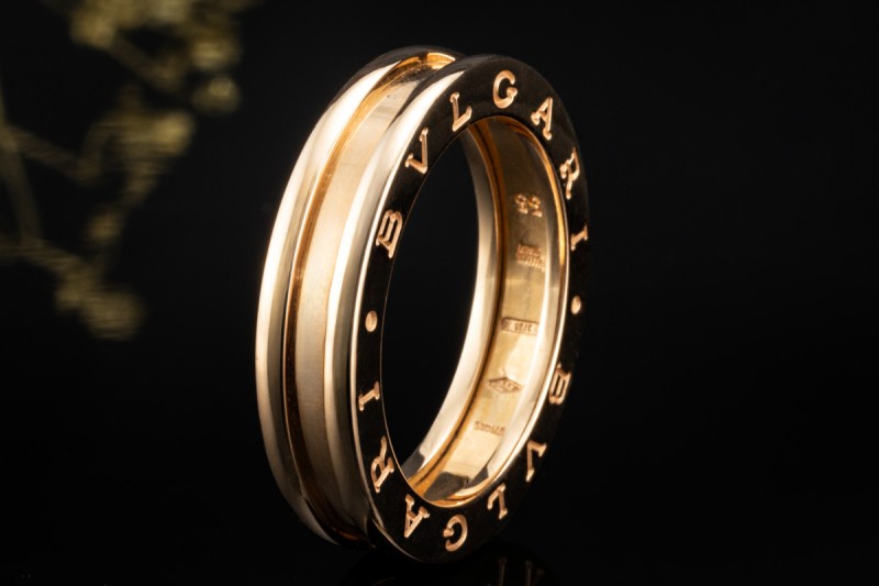 BVLGARI B.zero1 1-Band Ring Klassisch in 750er Roségold Größe 55 OVP 