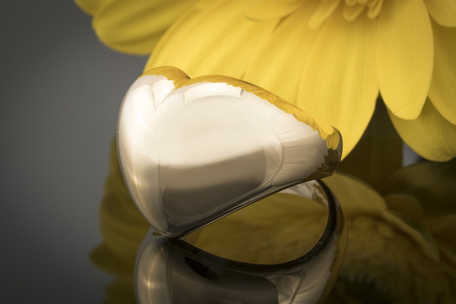 Chopard Herz Ring anschmiegsam in modernem Design aus 750er Gelbgold 