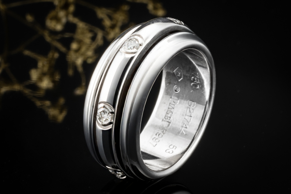 Piaget Ring Possession Drehring mit Diamanten massiv in 750er Weißgold 
