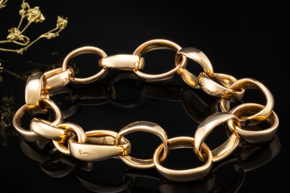 Pomellato Armband Sabbia Massives Gliederarmband in 750er Roségold 