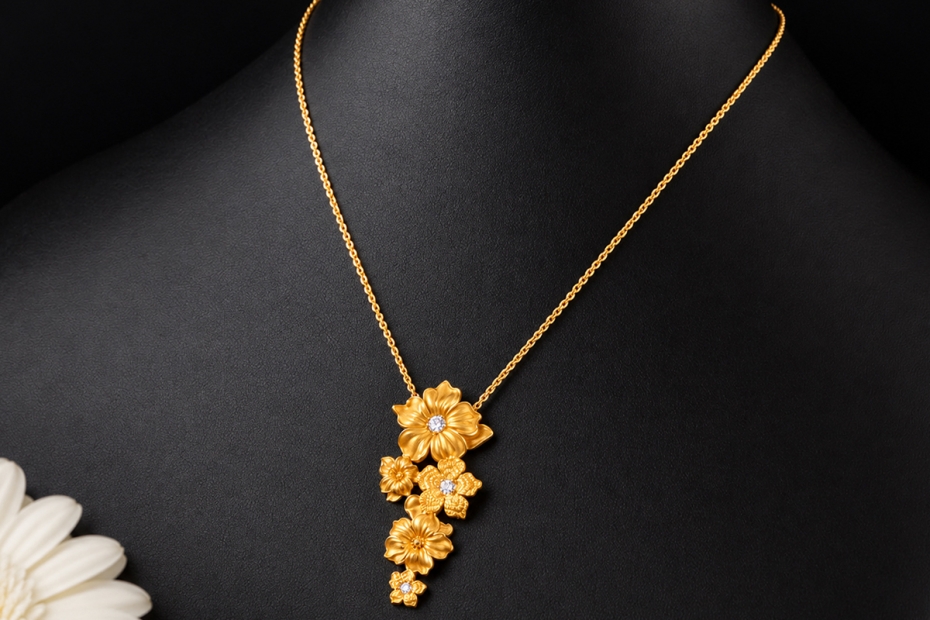 Carrera y Carrera Collier Kette Emperatriz Medium mit Diamanten Gold 750 