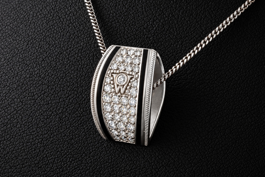 Wellendorff Margarit Anhänger mit Diamanten in Weißgold 750 Ref. 9 9276 