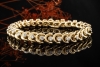 Van Cleef & Arpels Armband Vintage Tennisarmband mit Diamanten Gelbgold 