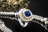 Tiffany & Co Schmuckset Vintage Collier Ring Lapislazuli Silber und Gold 