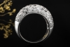 Cartier Ring Sauvage Métissage mit Diamanten Schwarz Weiß 750er Weißgold 