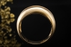 Cartier Baguette Ring Vintage mit Diamanten Halbmemoire in Gelbgold 750 
