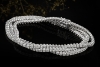 Crivelli Dreireihiges Tennisarmband mit 8,25 Ct Diamanten 750er Weißgold 