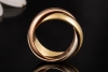 Trinity de Cartier Ring Großes Vintage Modell 750er Gold Tricolor Gr. 48 