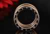 BVLGARI B.zero1 Ring Labyrinth mit Diamanten in Roségold & Weißgold 750 