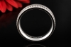 Christian Bauer Memoire Bandring mit Diamanten Seidenmatt in Platin 950 