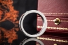 Cartier Love Ring 3 Diamanten in Weißgold 750 Großes Modell 50 Full Set 
