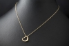 Tiffany Collier Kette Open Heart Elsa Peretti Herz 5 Diamanten Gold 750 