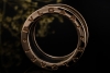 BVLGARI B.zero1 Ring 4-Band Marmor Braun Naturstein 750er Roségold Gr 55 