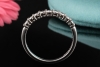 Tiffany & Co Forever Halbmemoire Ring mit 9 Diamanten in 950er Platin 51 