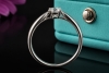 Tiffany & Co. Harmony Solitär Ring mit Diamant 0,37 Ct. 950er Platin OVP 