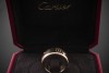 CARTIER Ring CC Logo mit Brillanten in 750er Rotgold Gold Gr. 51 