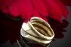Schwungvoller 750er Gelbgold Ring mit feurigen Brillanten 0,30 Carat 