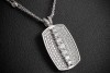 Leo Wittwer Kette mit Anhänger Doppelkette Diamanten Brillanten Weißgold 