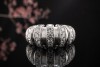 Chaumet Paris Ring mit Top Diamanten Brillanten in 750er Weißgold Arbeit 