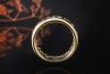 Sternenhimmel Ring mit Diamanten Massive Goldschmiedearbeit Gelbgold 750 