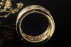 Ring in massiver Handarbeit mit Diamanten gefertigt in 585er Gelbgold 