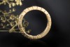 Cartier Lanières Ring Memoire 10 Diamanten Brillanten in 750er Gelbgold 