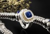 Tiffany & Co Schmuckset Vintage Collier Ring Lapislazuli Silber und Gold 