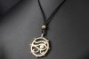 Collier Kette Schutzsymbol Auge des Horus Udjat-Auge Diamanten Gold 750 