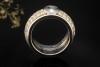 Chopard Happy Diamonds Ring Massiv mit Diamanten Weissgold Gelbgold 750 