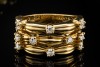 Tiffany & Co. Vintage Ring mit Diamanten Flechtmotiv in 750er Gelbgold 
