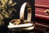 Trinity de Cartier Ring Vintage Modell Roségold Gelbgold Weißgold Gr. 66 