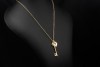 Tiffany & Co. Keys Collier Kette Herz und Schlüssel Anhänger in Gelbgold 