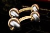 Cartier Manschettenknöpfe Trinity de Cartier Massiv 750er Gold Tricolor 