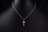Tiffany & Co. Keys Anhänger Fleur de Lis Schlüssel Platin mit Diamanten 