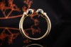 Cartier Vintage Ring Saphir Cabochons mit Diamanten in Gelbgold 750 OVP 