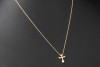 Tiffany & Co. Collier Kette Kreuz Elsa Peretti 51,5 cm in 750er Gelbgold 
