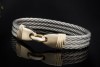 Fred Paris Armband Bracelet Force 10 Segelseil geflochten Gelbgold 750 