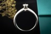 Tiffany & Co Solitär Ring Setting mit Diamant 0,26 Ct in Platin Full Set 
