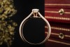 Cartier Solitär Ring 1895 mit Diamant 0,24 Carat Verlobungsring Roségold 